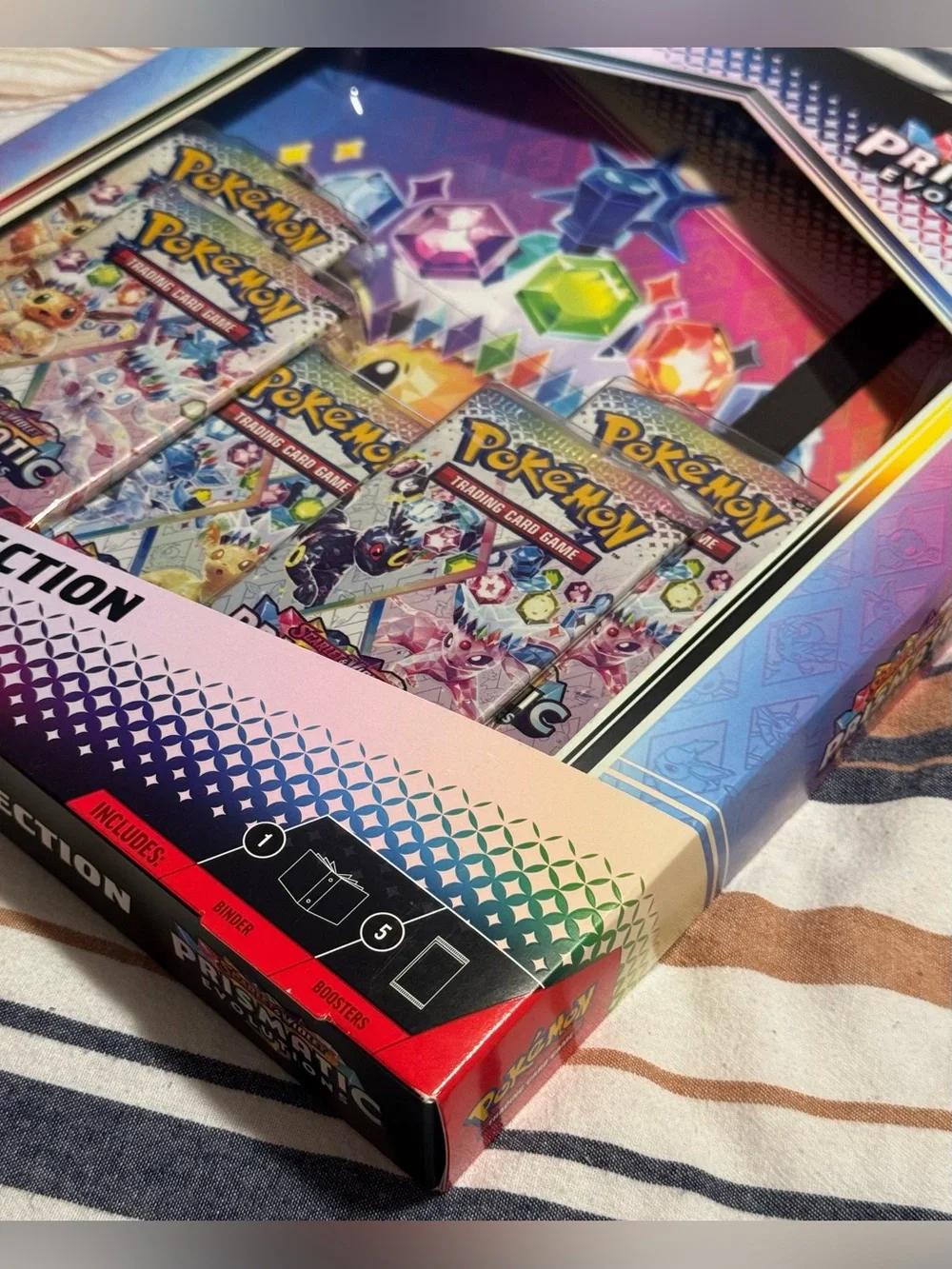 Pokemon Prismatic Evolutions Binder Collection NEW/SEALED